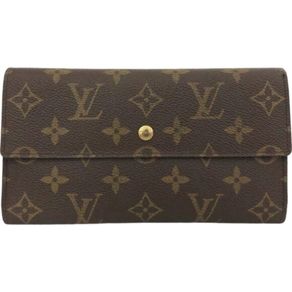 557220AY (L3) Louis Vuitton Wallet Long Brown Monogram - Picture 1 of 9